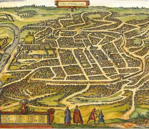План Вільні. 1581 г.
